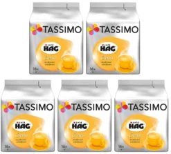 TASSIMO Café HAG Entkoffeiniert 5er Pack T Discs Kaffee Kapseln 5 X 16 Getränke -KaffeeGlück Angebote 01b06271e3ee698ea9bce752f83bbd4b