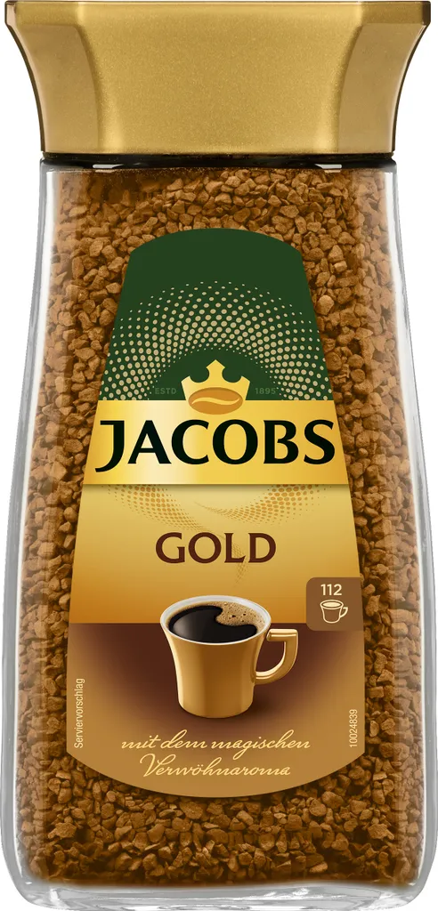 Jacobs Gold | Löslicher Kaffee | 200g-Glas 2 Jacobs Gold | Löslicher Kaffee | 200g-Glas – Bild 2