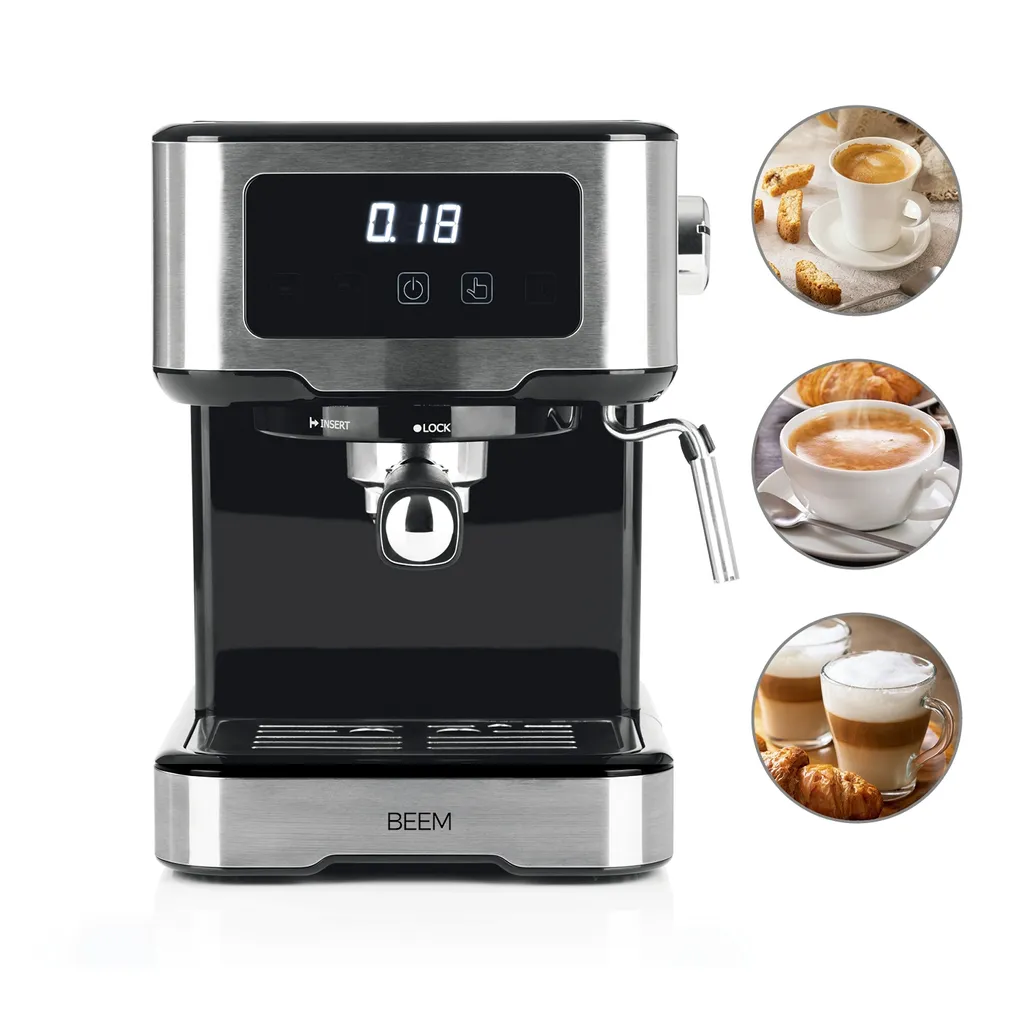 Espressomaschine Siebträgermaschine Siebträger Milchschaumdüse 15 Bar Touch BEEM 3 Espressomaschine Siebträgermaschine Siebträger Milchschaumdüse 15 Bar Touch BEEM – Bild 3