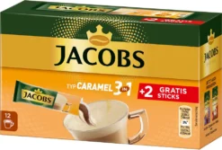JACOBS Löskaffee 3in1 Typ Caramel Löslicher Kaffee 12 X 10+2 Getränke Sticks -KaffeeGlück Angebote 0930c55e0afdad33179d9ec8926fa330
