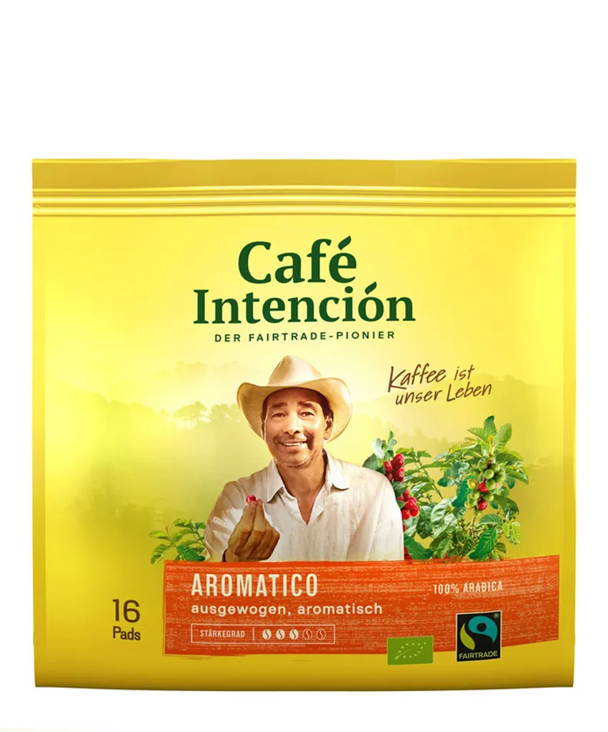 Kaffeepads AROMATICO Von Café Intención, 16 Stück 1 Kaffeepads AROMATICO Von Café Intención, 16 Stück