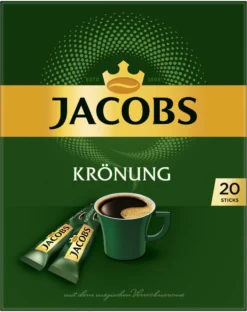 JACOBS Löskaffee Krönung 16 X 20 Sticks Löslicher Kaffee Instantkaffee 320 Getränke 14 JACOBS Löskaffee Krönung 16 X 20 Sticks Löslicher Kaffee Instantkaffee 320 Getränke -KaffeeGlück Angebote 0c4bff971892decef32c952364e9d188