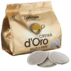 Dallmayr Crema D'Oro Mild & Fein | 16 Kaffeepads -KaffeeGlück Angebote 1343504b8895c8442f7adf5c162325c9