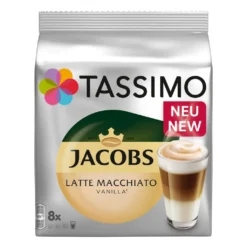 Tassimo Kapseln Jacobs Typ Latte Macchiato Vanilla | 8 Kaffeekapseln -KaffeeGlück Angebote 160c8a59b34135f5b5d85b9ff93f67e7