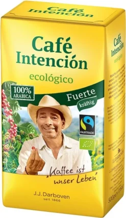 Café Intención Ecológico Fuerte | Fairtrade | Gemahlen | 500g