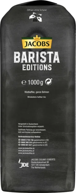 JACOBS Kaffeebohnen Barista Editions Crema Intense 2 X 1kg Ganze Kaffee Bohnen 13 JACOBS Kaffeebohnen Barista Editions Crema Intense 2 X 1kg Ganze Kaffee Bohnen -KaffeeGlück Angebote 17b40410a86ca6c83a14b27537760205 2