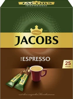 Jacobs Typ Espresso Sticks | Löslicher Kaffee | 25 Portionen 19 Jacobs Typ Espresso Sticks | Löslicher Kaffee | 25 Portionen -KaffeeGlück Angebote 19fb4872d8fcb3f8ccafb8544a66b635