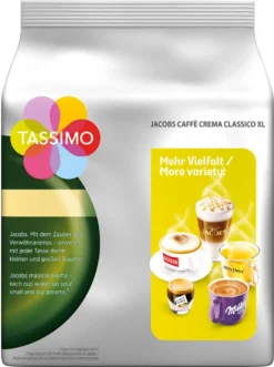 Tassimo Jacobs Caffè Crema Classico XL | 5 Packungen á 16 T Discs -KaffeeGlück Angebote 1adc906880144ea37a9ffb15ad237bb4