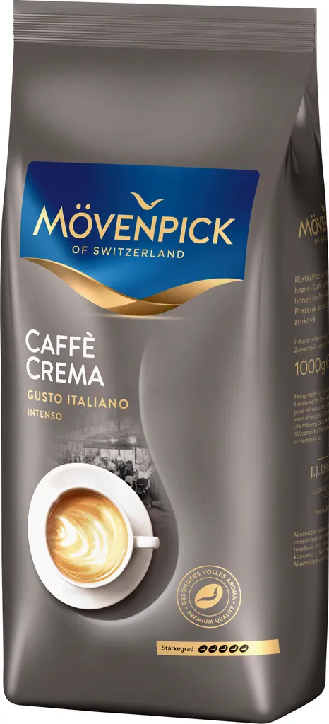 Mövenpick Caffè Crema Gusto Italiano Intenso | Ganze Bohne | 1000g 1 Mövenpick Caffè Crema Gusto Italiano Intenso | Ganze Bohne | 1000g
