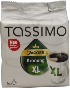 Tassimo Jacobs Krönung XL | 16 T Discs, Kaffeekapseln -KaffeeGlück Angebote 1f5249f5184ce1ce15ae4a4c41c373d0