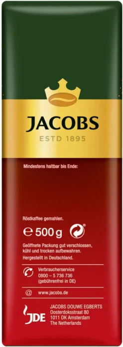 JACOBS Filterkaffee Meisterröstung 6 X 500g Pulver-Kaffee Gemahlen Röstkaffee -KaffeeGlück Angebote 2333e19930ae3fd054ea733728a59e5c