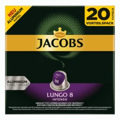 Jacobs Lungo 8 Intenso, Kaffeekapseln, Nespresso Kompatibel, Kaffee, 200 Kapseln, á 5.2 G -KaffeeGlück Angebote 2abb46b14f8331e98702b40ac8f72995