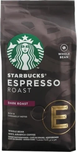 Nestlé® Starbucks Espresso Roast,Dark Roast,Karamellnote, Ganze Bohne, 200g -KaffeeGlück Angebote 2d77c97ad014816c499520e921a04f3b