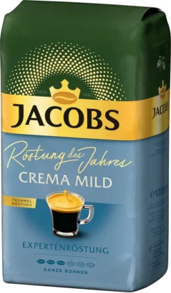 JACOBS Kaffeebohnen Expertenröstung Crema Mild Röstung Des Jahres 2 X 1 Kg + 1 Aluminium Dose Barista Design 14 JACOBS Kaffeebohnen Expertenröstung Crema Mild Röstung Des Jahres 2 X 1 Kg + 1 Aluminium Dose Barista Design -KaffeeGlück Angebote 300882f3b1a95a96e1b61c177445033e 1