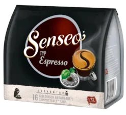 SENSEO Pads Typ Espresso UTZ 5 X 16 Senseopads - 80 Getränke Pads -KaffeeGlück Angebote 324c28f7bec77ad2ff0b3bf00dddef94