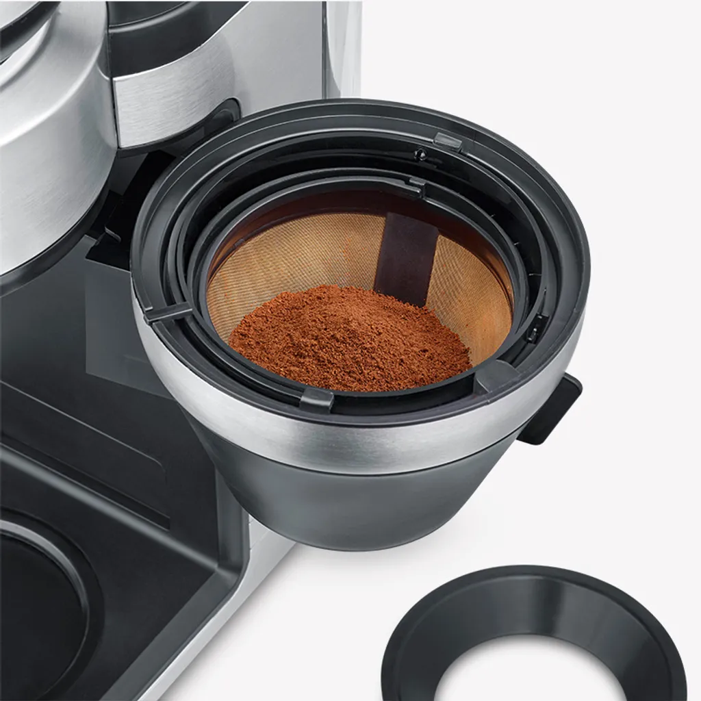 SEVERIN FILKA Vollautomat Für Filterkaffee Mit Thermokanne KA 4851 Aus Edelstahl, Matt-schwarz Edelstahl-gebürstet 5 SEVERIN FILKA Vollautomat Für Filterkaffee Mit Thermokanne KA 4851 Aus Edelstahl, Matt-schwarz Edelstahl-gebürstet – Bild 5