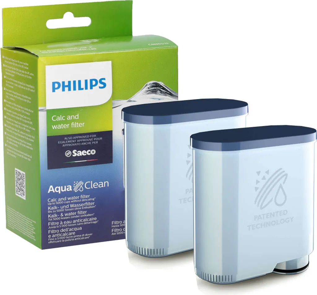 Philips 2x Saeco Wasserfilter Für Die Aqua Clean Espressomaschine CA6903, EP2224/10, EP2235/40, EP3241/50 1 Philips 2x Saeco Wasserfilter Für Die Aqua Clean Espressomaschine CA6903, EP2224/10, EP2235/40, EP3241/50