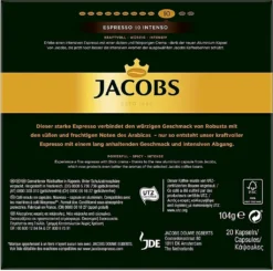 JACOBS Espresso 10 Intenso 200 Nespresso®* Kompatible Kaffeekapseln -KaffeeGlück Angebote 34524faeca953fb7b53963e05948fe56