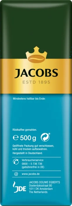 Jacobs Filterkaffee Auslese Mild & Sanft | Gemahlen | 500g -KaffeeGlück Angebote 38493680e54f41d9137b6030d5a70d1f