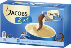 Jacobs Classic 2in1 Sticks | Löslicher Kaffee | 10 Portionen 16 Jacobs Classic 2in1 Sticks | Löslicher Kaffee | 10 Portionen -KaffeeGlück Angebote 38a4fd0f6c4dfd8a390c1390c35e169c