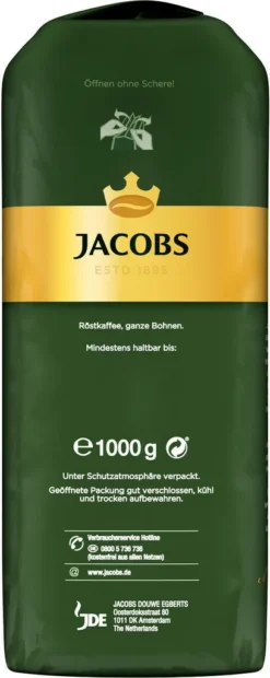 JACOBS Kaffeebohnen Krönung Crema 3 Kg Ganze Geröstete Bohnen + 1 Jacobs Barista Becher + 1 Dose -KaffeeGlück Angebote 38d6771995c6fbb237fd430269d4d8b1