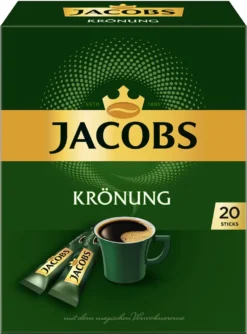 JACOBS Löskaffee Krönung 16 X 20 Sticks Löslicher Kaffee Instantkaffee 320 Getränke 11 JACOBS Löskaffee Krönung 16 X 20 Sticks Löslicher Kaffee Instantkaffee 320 Getränke -KaffeeGlück Angebote 3be92f8512dab1d9dd7c9199dd1d7c1f