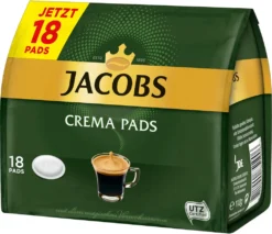 JACOBS Pads Crema Classic 270 Getränke - 15x18 Kaffeepads Senseo Kompatibel 10 JACOBS Pads Crema Classic 270 Getränke - 15x18 Kaffeepads Senseo Kompatibel -KaffeeGlück Angebote 413fd8006046b3bb7b8a0f6e182c223b