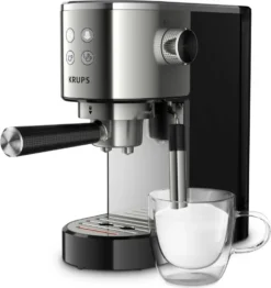 Krups XP 442 - Espresso Siebträger - Edelstahl/schwarz -KaffeeGlück Angebote 41616a0dd23e420f0184ebc922ce37a3