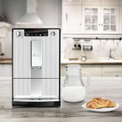 MELITTA E950-666 - Automatische Kaffeemaschine Solo Pure Silver - 1400 W - 3 Intensitätseinstellungen - 125 G Bohnenbehälter -KaffeeGlück Angebote 416fd94dd8e909a2a78502c09ff0c5f2