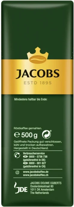 JACOBS Filterkaffee Krönung Mild 6 X 500g Pulver-Kaffee Gemahlen Röstkaffee 3 Kg -KaffeeGlück Angebote 421f7a9f04e031ddbb1be1bf30dc2bd1