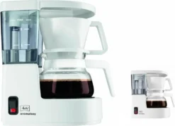 MELITTA Kaffeeautomat Aromaboy 1015-01 1-2Tassen 650Watt Weiß -KaffeeGlück Angebote 46feb2fd3a6199d6d80794d6ca596457