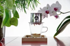 Vietnamesisches Kaffee-Starterset VietBeans Gemahlen - 2 X 250g Gemahlener Röstkaffee + Filter (Phin) + Gez. Kondensmilch -KaffeeGlück Angebote 485d1f83d7f3fe11c2b7acb87c1ea827