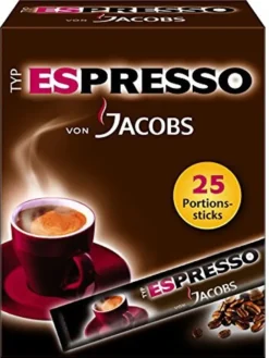 Jacobs Typ Espresso Sticks | Löslicher Kaffee | 25 Portionen 18 Jacobs Typ Espresso Sticks | Löslicher Kaffee | 25 Portionen -KaffeeGlück Angebote 488f1480f0411036b58a4f153a7f2a67