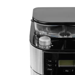 Barista Kaffeemaschine Mahlwerk 900W Edelstahl/Schwarz 12 Tassen Permanentfilter -KaffeeGlück Angebote 49b878a0f8d2a901f81db58f15afa192