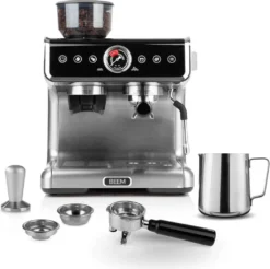 BEEM ESPRESSO-GRIND-PROFESSION Espresso-Siebträgermaschine Mit Mahlwerk - 15 Bar Espressomaschine Siebträger Maschine Barista Kaffee Mahlwerk Milchaufschäumer 34 BEEM ESPRESSO-GRIND-PROFESSION Espresso-Siebträgermaschine Mit Mahlwerk - 15 Bar Espressomaschine Siebträger Maschine Barista Kaffee Mahlwerk Milchaufschäumer -KaffeeGlück Angebote 49b921d4b823a3b7917753f439cbc071