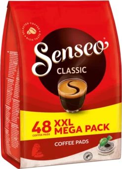 SENSEO Pads Classic Senseopads 4x48 Getränke Kaffeepads XXL Pack + 1 Senseo Dose -KaffeeGlück Angebote 4eb8a44bdadc438e289da10f66de2423 1