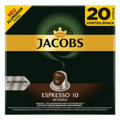 JACOBS Espresso 10 Intenso 200 Nespresso®* Kompatible Kaffeekapseln -KaffeeGlück Angebote 4ee0f35e4dc4691fd900ede36b93ed27