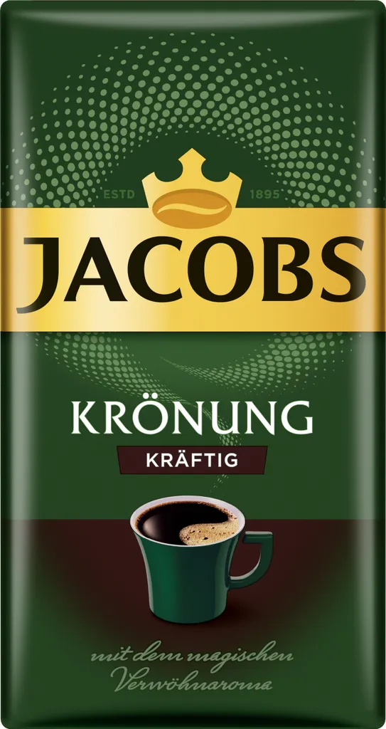 Jacobs Filterkaffee Krönung Kräftig | Gemahlen | 500g 1 Jacobs Filterkaffee Krönung Kräftig | Gemahlen | 500g