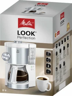 Melitta Filterkaffeemaschine Look V Perfection 1025-05 Weiß -KaffeeGlück Angebote 52687938fa4738fbad7037b6f2856127