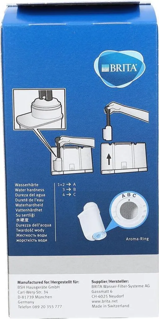 Siemens Wasserfilter TZ70003 Brita Für Kaffeevollautomaten EQ-Serie, 1 Stück 2 Siemens Wasserfilter TZ70003 Brita Für Kaffeevollautomaten EQ-Serie, 1 Stück – Bild 2