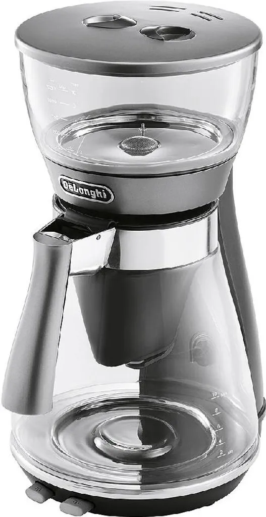 De'Longhi DeLonghi ICM17210 Kaffeemaschine Clessidra Silber/Glas 2 De'Longhi DeLonghi ICM17210 Kaffeemaschine Clessidra Silber/Glas – Bild 2