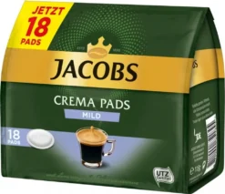Jacobs Crema Pads Mild | 18 Senseo Kompatible Kaffeepads 118 G -KaffeeGlück Angebote 54b7aae3577b84bc7a9a7ccbbef8da74