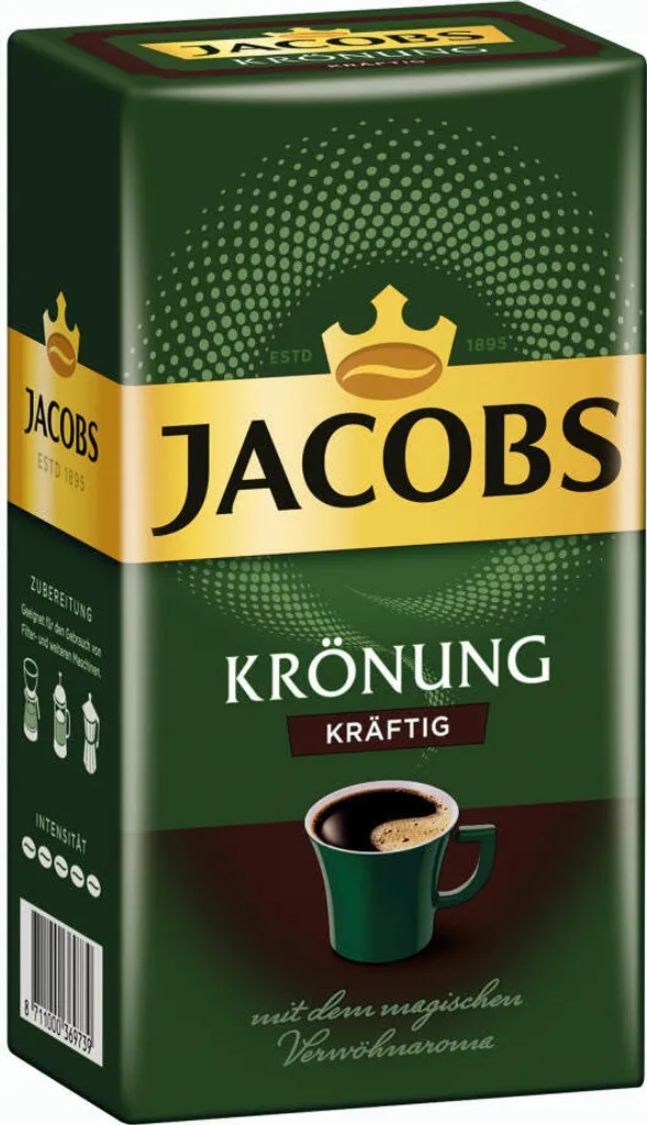 Jacobs Filterkaffee Krönung Kräftig | Gemahlen | 500g 6 Jacobs Filterkaffee Krönung Kräftig | Gemahlen | 500g – Bild 6