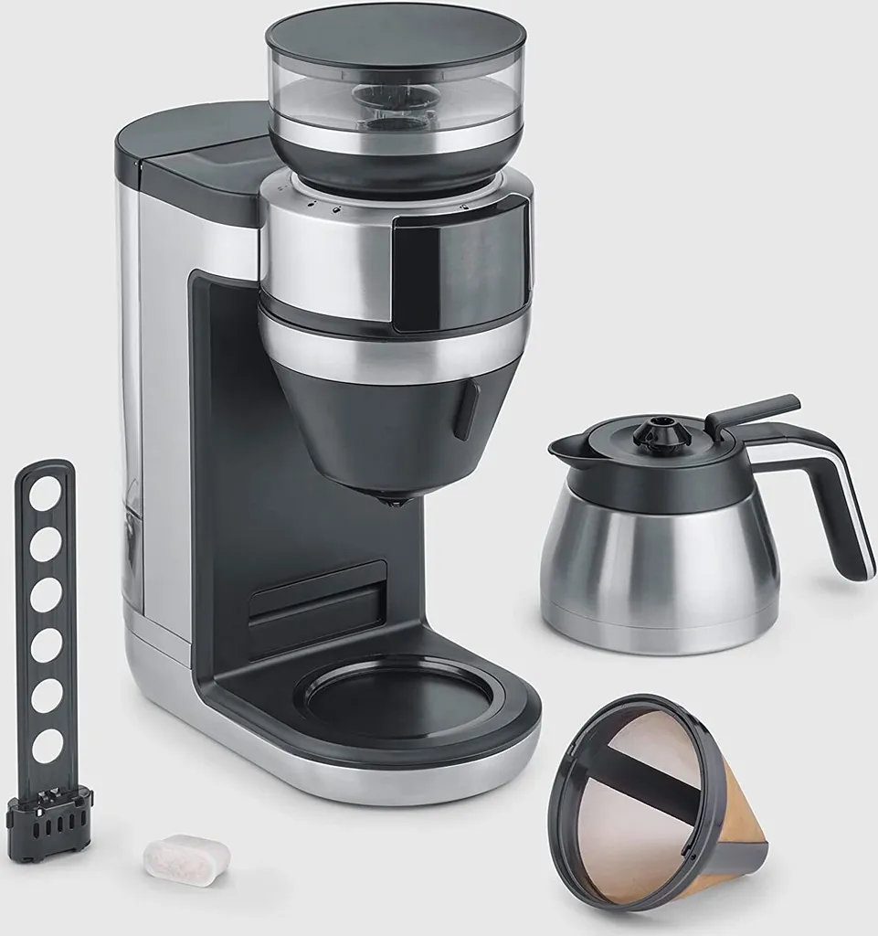 SEVERIN FILKA Vollautomat Für Filterkaffee Mit Thermokanne KA 4851 Aus Edelstahl, Matt-schwarz Edelstahl-gebürstet 9 SEVERIN FILKA Vollautomat Für Filterkaffee Mit Thermokanne KA 4851 Aus Edelstahl, Matt-schwarz Edelstahl-gebürstet – Bild 9
