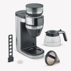 SEVERIN FILKA Vollautomat Für Filterkaffee Mit Glaskanne KA 4850 Aus Edelstahl, Matt-schwarz Edelstahl-gebürstet -KaffeeGlück Angebote 55acbedea57cdea54ee67497ec72ba6a