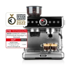BEEM ESPRESSO-GRIND-PROFESSION Espresso-Siebträgermaschine Mit Mahlwerk - 15 Bar Espressomaschine Siebträger Maschine Barista Kaffee Mahlwerk Milchaufschäumer 22 BEEM ESPRESSO-GRIND-PROFESSION Espresso-Siebträgermaschine Mit Mahlwerk - 15 Bar Espressomaschine Siebträger Maschine Barista Kaffee Mahlwerk Milchaufschäumer -KaffeeGlück Angebote 5727d4cd30cb9b380c4897a58f40c36c
