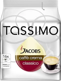 Tassimo Jacobs Caffè Crema Classico | 16 T Discs, Kaffeekapseln 15 Tassimo Jacobs Caffè Crema Classico | 16 T Discs, Kaffeekapseln -KaffeeGlück Angebote 5c4fff3e65c4ad237fafa2141508e7ca