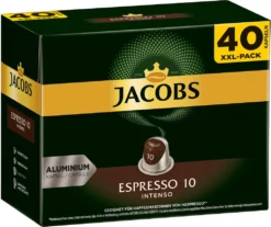 JACOBS Kapseln Espresso Intenso 5 X 40 Nespresso®* Kompatible Kaffeekapseln 19 JACOBS Kapseln Espresso Intenso 5 X 40 Nespresso®* Kompatible Kaffeekapseln -KaffeeGlück Angebote 5e59c4f56ab078f4274b20fbd139f0af
