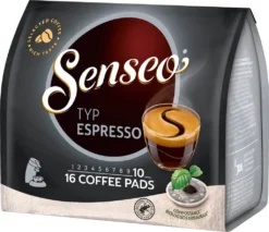 SENSEO Pads Typ Espresso Senseopads 160 Getränke Kaffeepads -KaffeeGlück Angebote 5f8094639e1aa24897cd1fe4bf5ae0d2