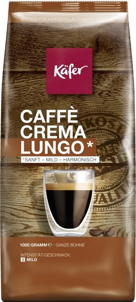Käfer Caffè Crema Lungo | Ganze Bohne | 1000 G 1 Käfer Caffè Crema Lungo | Ganze Bohne | 1000 G